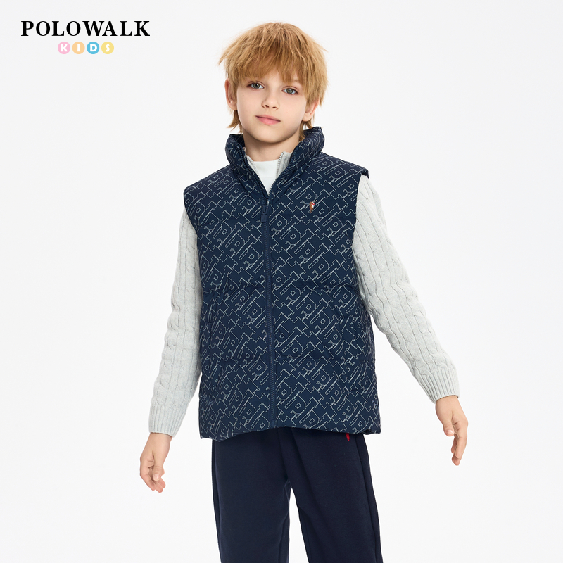 POLOWALK秋季男童羽绒马夹