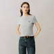 圆领短袖 纯色短袖 T恤夏季 打底修身 t恤女 简约时尚 POLOWALK女式