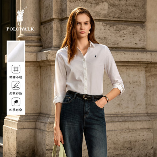 POLOWALK女式长袖衬衫