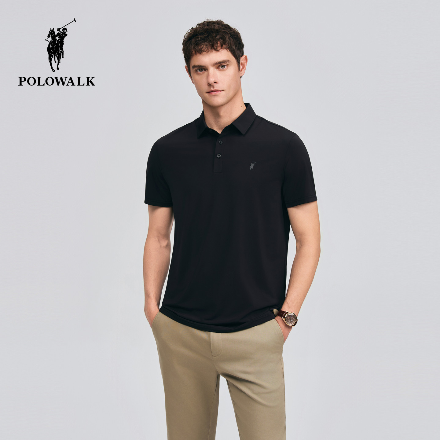POLOWALK男式凉感短袖POLO衫