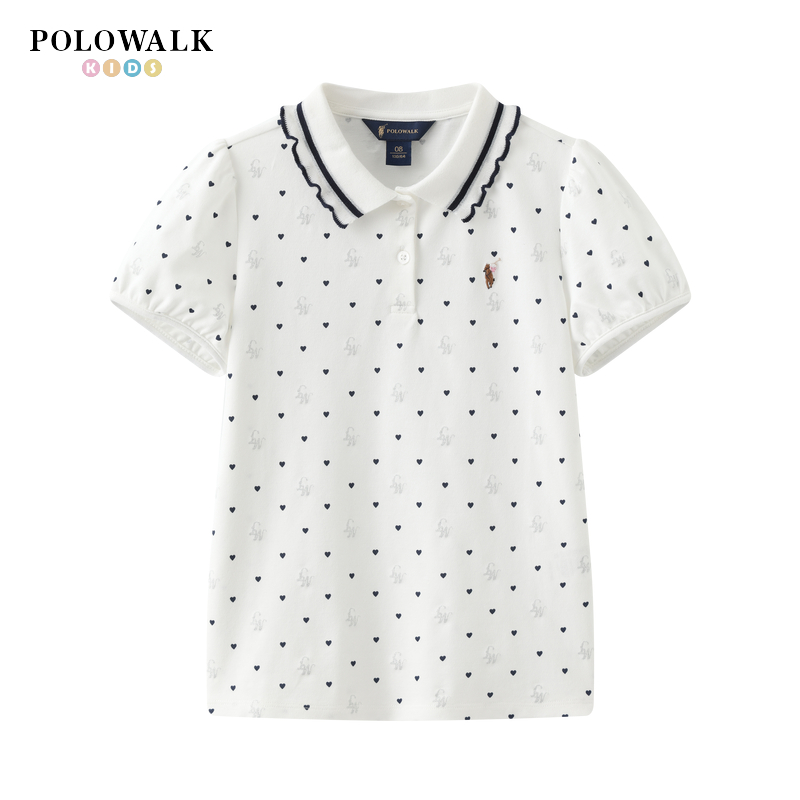 学院风短袖T恤POLOWALK