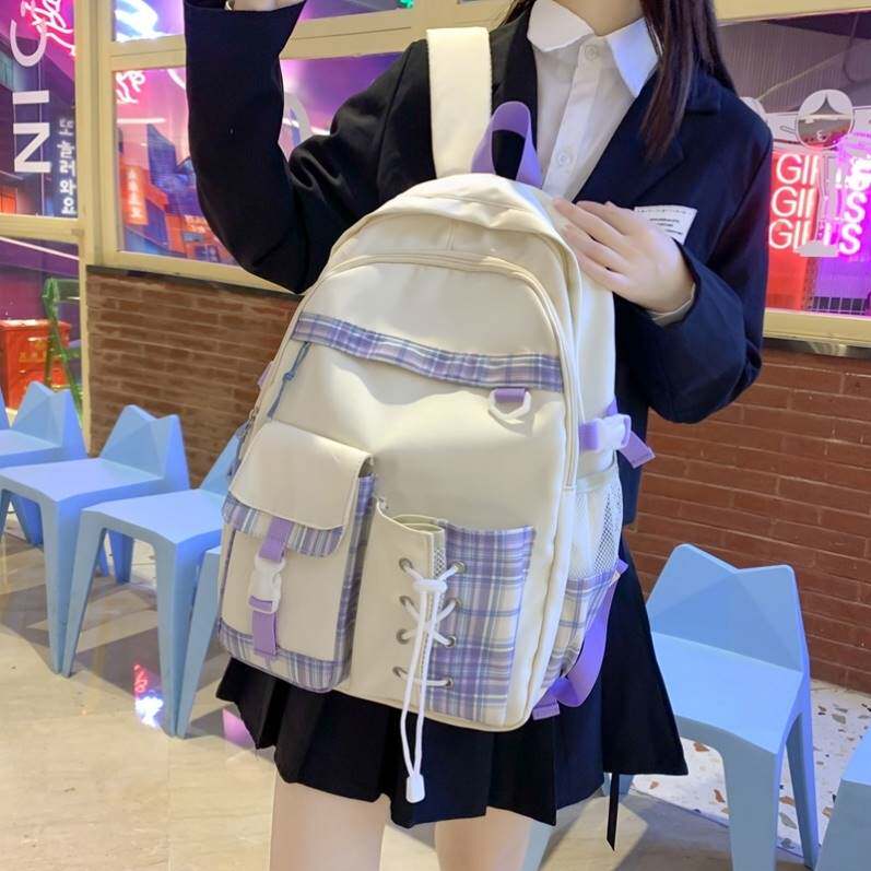 女生书包新款初中生女孩日系学院风小学女童四至六年级大容量