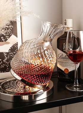 贝汉美奢华红酒杯套装高档水晶高脚杯家用葡萄酒分酒壶醒酒器杯架