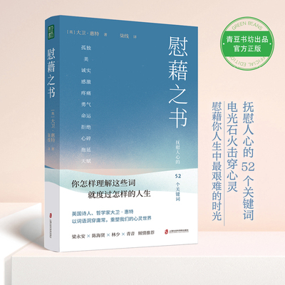正版 慰藉之书 英 大卫·惠特 著 柒线 译 外国哲学 梁永安 陈海贤等倾情力荐推荐 抚慰人心的52个关键词 慰藉你人生中 艰难的时光
