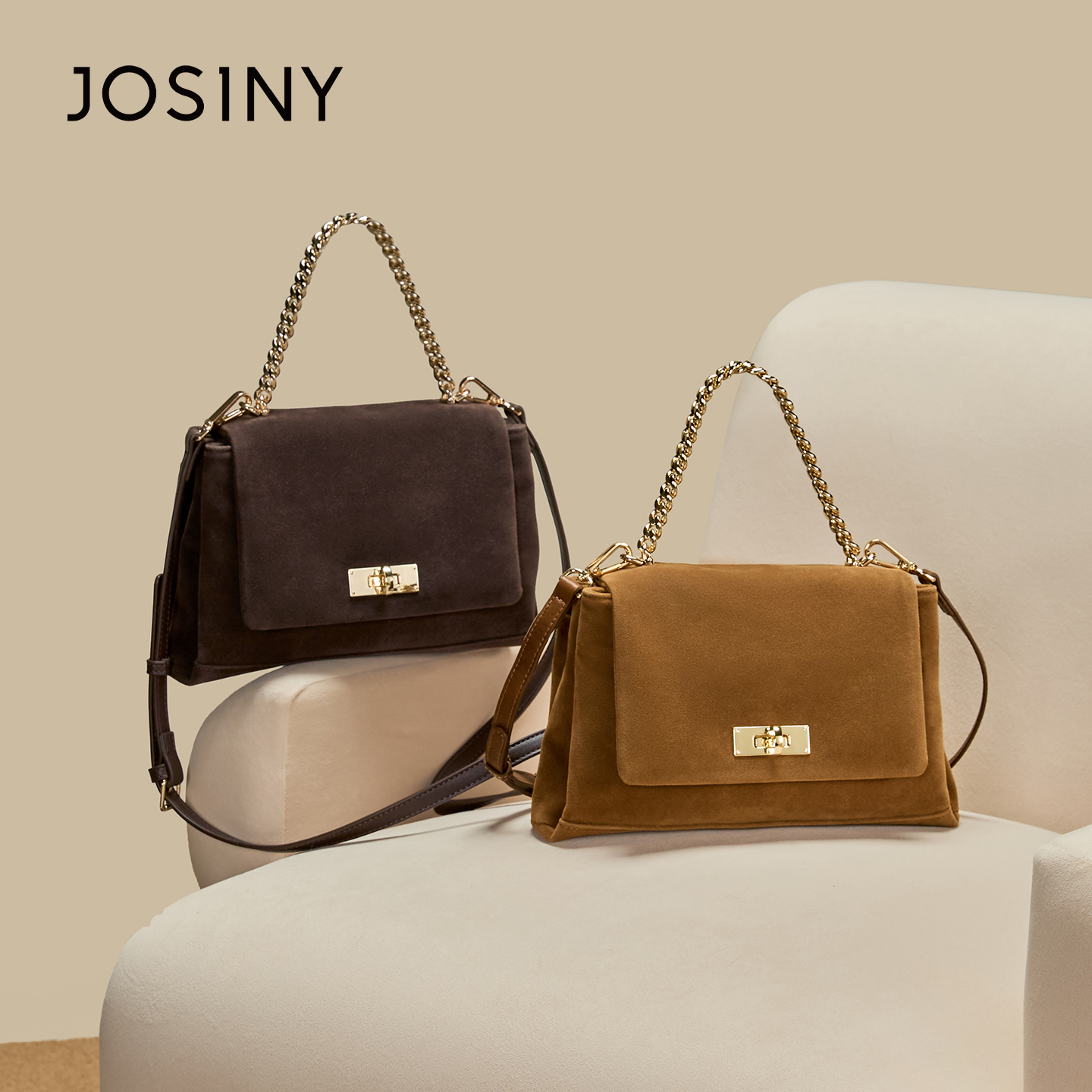 卓诗尼女包2025新款时尚斜