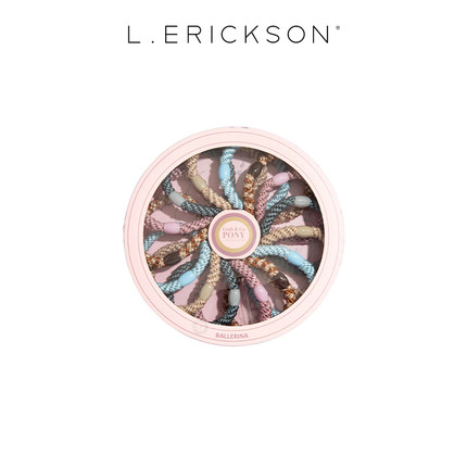 L. ERICKSON/莱丽克森高弹力舒适发圈圆盘-15根运动明星同款