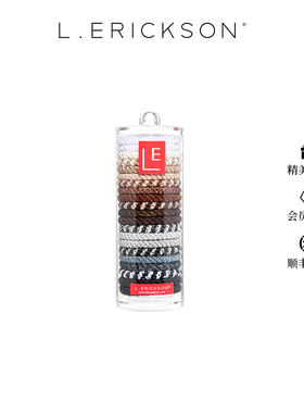 L. ERICKSON/莱丽克森高弹力舒适发圈豪华桶-21根