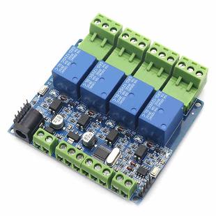 四路输块入4485通讯 N76E003系统二次开发 路继电器模 Modbus