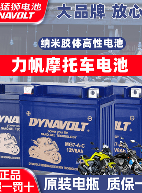 力帆150 200 V16 V19系列摩托车原厂原装猛狮电瓶 MG7-A-CMG9-A-C