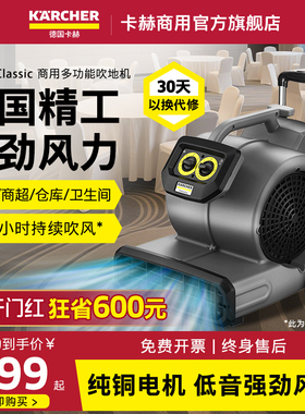 德国卡赫吹地机地面吹干机商用大功率吹风机地毯厕所地板除湿AB40