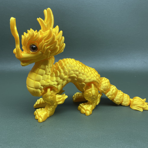 3D打印新款仿真麒麟手办玩具