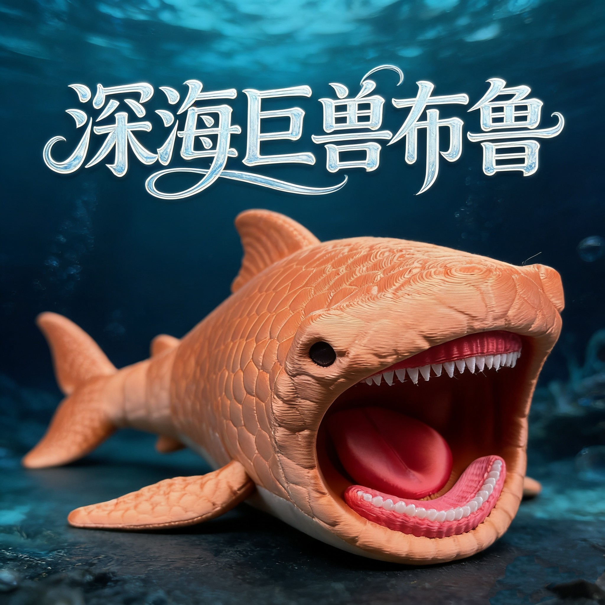 3D打印深海巨兽布鲁模型摆件图片