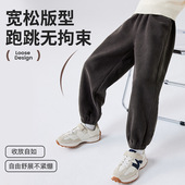 子男童灯芯绒裤 女童束脚裤 2026春季 儿童裤 新款 休闲长裤 中大童春装