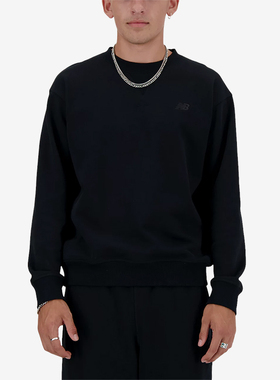 New Balance/NB正品运动男女同款经典休闲卫衣套头衫MT41506-BK