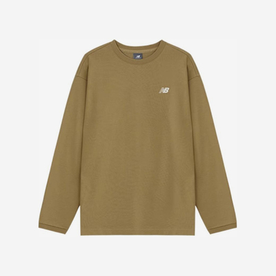 New Balance/NB正品2025新款男子经典复古长袖T恤NDE33121-BEI
