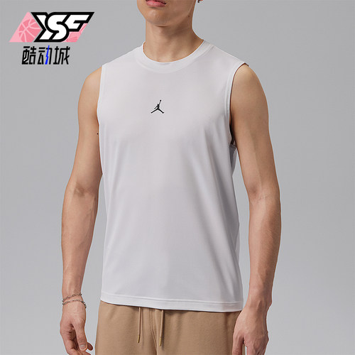 Nike/耐克正品JORDAN男士舒爽透气简约经典日常背心T恤IF0890-100