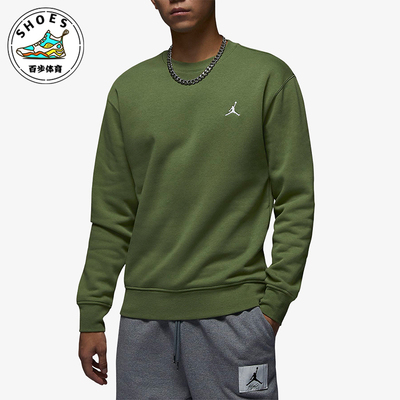 Nike/耐克正品JORDAN男士保暖刺绣针织休闲经典卫衣FJ7777-340