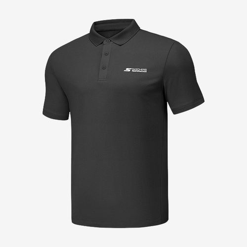 Skechers斯凯奇正品GODRI男吸湿速干翻领衫P225M084-02AA