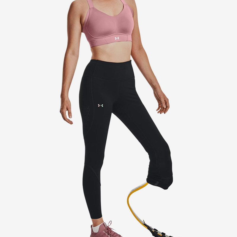UA/安德玛正品新款女子跑步训练瑜伽运动九分紧身长裤1377058-001