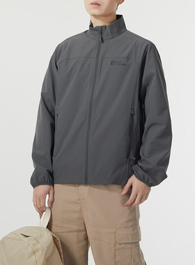 Jack wolfskin/狼爪正品新款男士拉链软壳外套5324171-6945
