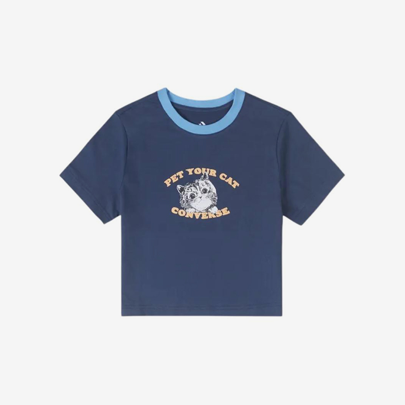 Converse/匡威正品夏季新款女子经典休闲运动短袖T恤10027951-A02