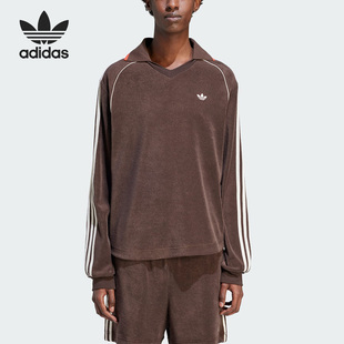 BONNER罗纹v领男子运动卫衣IB3251 WALES Adidas 阿迪达斯正品