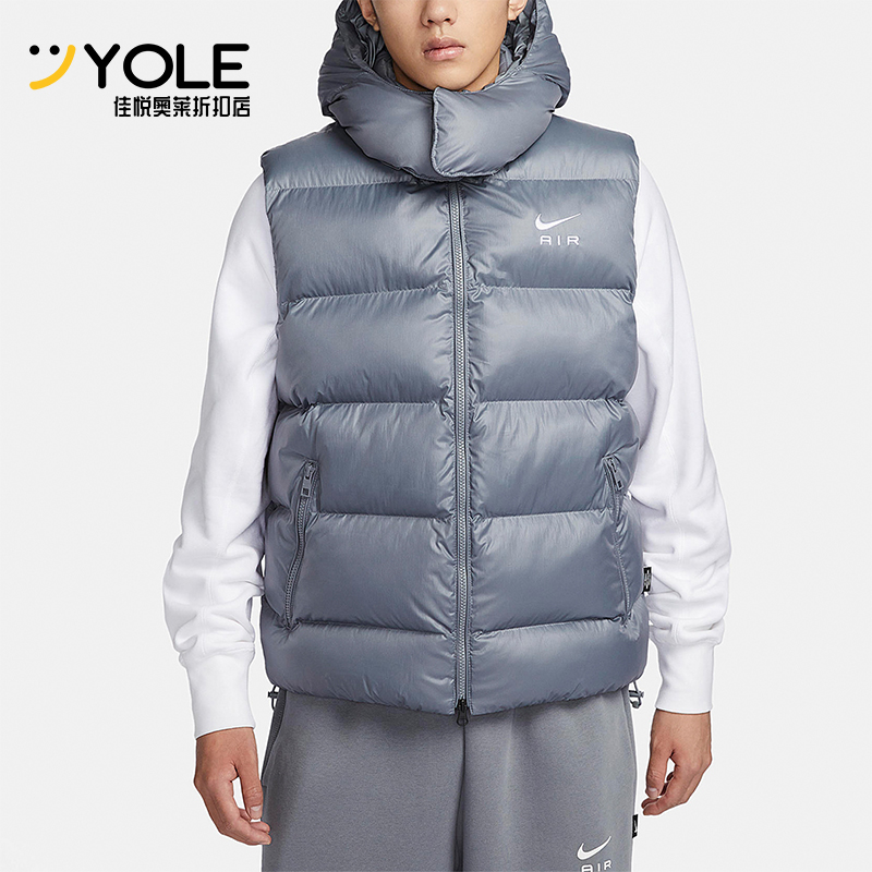 耐克男士连帽保暖马甲