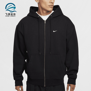全长拉链连帽外套FZ1165 Nike Swoosh男士 Solo 010 耐克正品