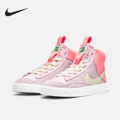 Nike/耐克正品 Blazer 大童中帮经典休闲滑板鞋DQ0370-600