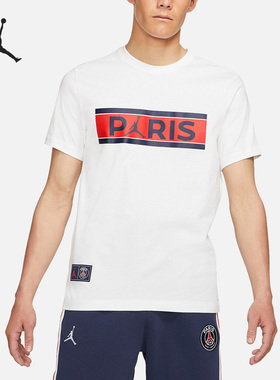 Nike/耐克正品Jordan男子印花时尚透气休闲短袖T恤DB6511-100