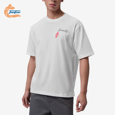Nike/耐克正品JORDANAirFlight新款男白色经典短袖T恤IF3164-100