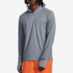 ZIP男士 035 LAUNCH 1379288 T恤 半拉链长袖 PRO 安德玛正品