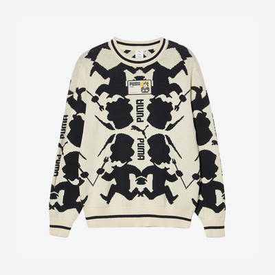 Puma/彪马正品2025新款男女同款运动休闲针织卫衣套头衫539901-86