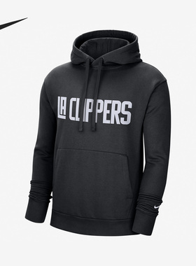 Nike/耐克正品新款男子洛杉矶快船队套头连帽卫衣DC0807-010