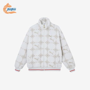 毛绒外套631421 Puma 宽松保暖时尚 男士 彪马正品 运动休闲冬新款