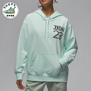 394 JORDAN女士印花刺绣休闲运动卫衣HQ6072 Nike 耐克正品