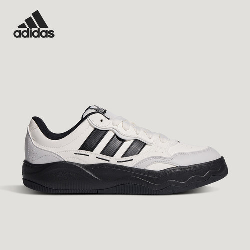 Adidas/阿迪达斯正品LITE SHUFFLE男女低帮经典系带板鞋KH9022