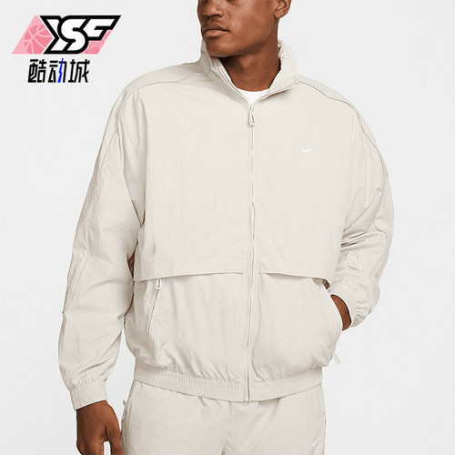 Nike/耐克正品2025新款男士梭织立领拉链经典夹克外套FB8622-072