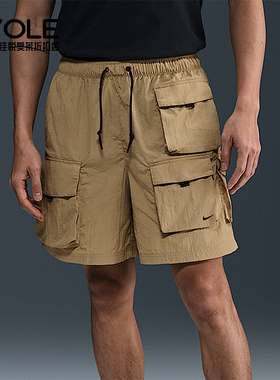 Nike/耐克正品2025男士户外运动透气耐穿日常工装短裤HJ0677-297