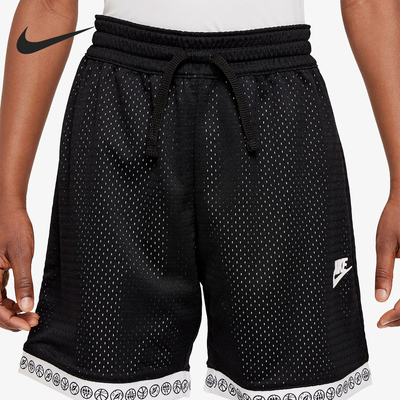 Nike/耐克正品夏季大童运动训练透气经典网眼休闲短裤DR6973-010