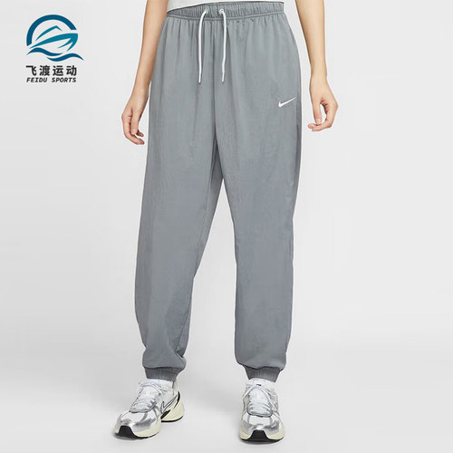 Nike/耐克正品OVERSIZE女士梭织运动经典束脚宽松长裤IH0827-091