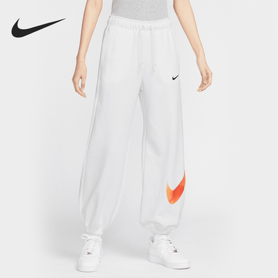Nike/耐克正品Sportswear女士中腰针织透气经典长裤IF0394-100