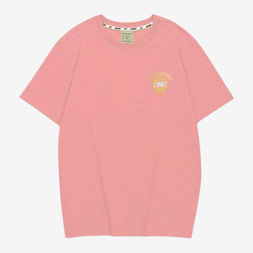 Skechers斯凯奇正品缤纷休闲系列男女短袖T恤FHL223U100-01DG