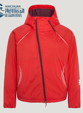 Adidas/阿迪达斯正品2025冬季款女士日常连帽梭织保暖棉服KV4863