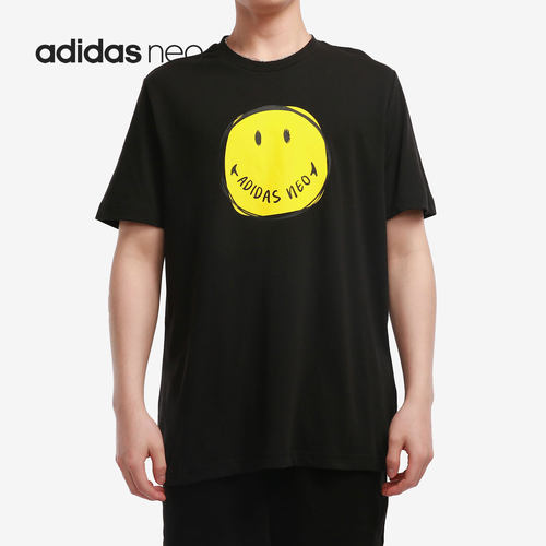 Adidas/阿迪达斯正品neo 新款男子夏季休闲运动短袖T恤 H62013