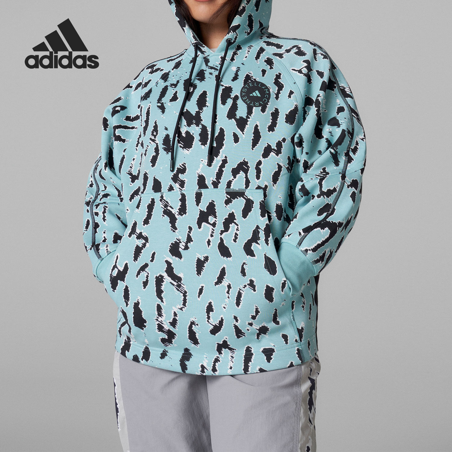 Adidas/阿迪达斯正品ASMC SW PULL P女子运动连帽卫衣HA8909