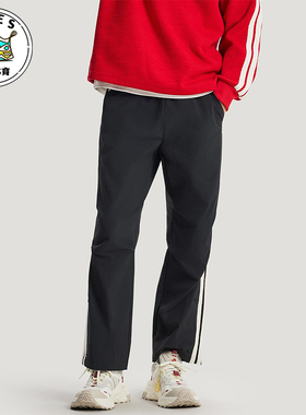 Adidas/阿迪达斯正品春秋男士休闲拒水梭织直筒运动长裤KR3077