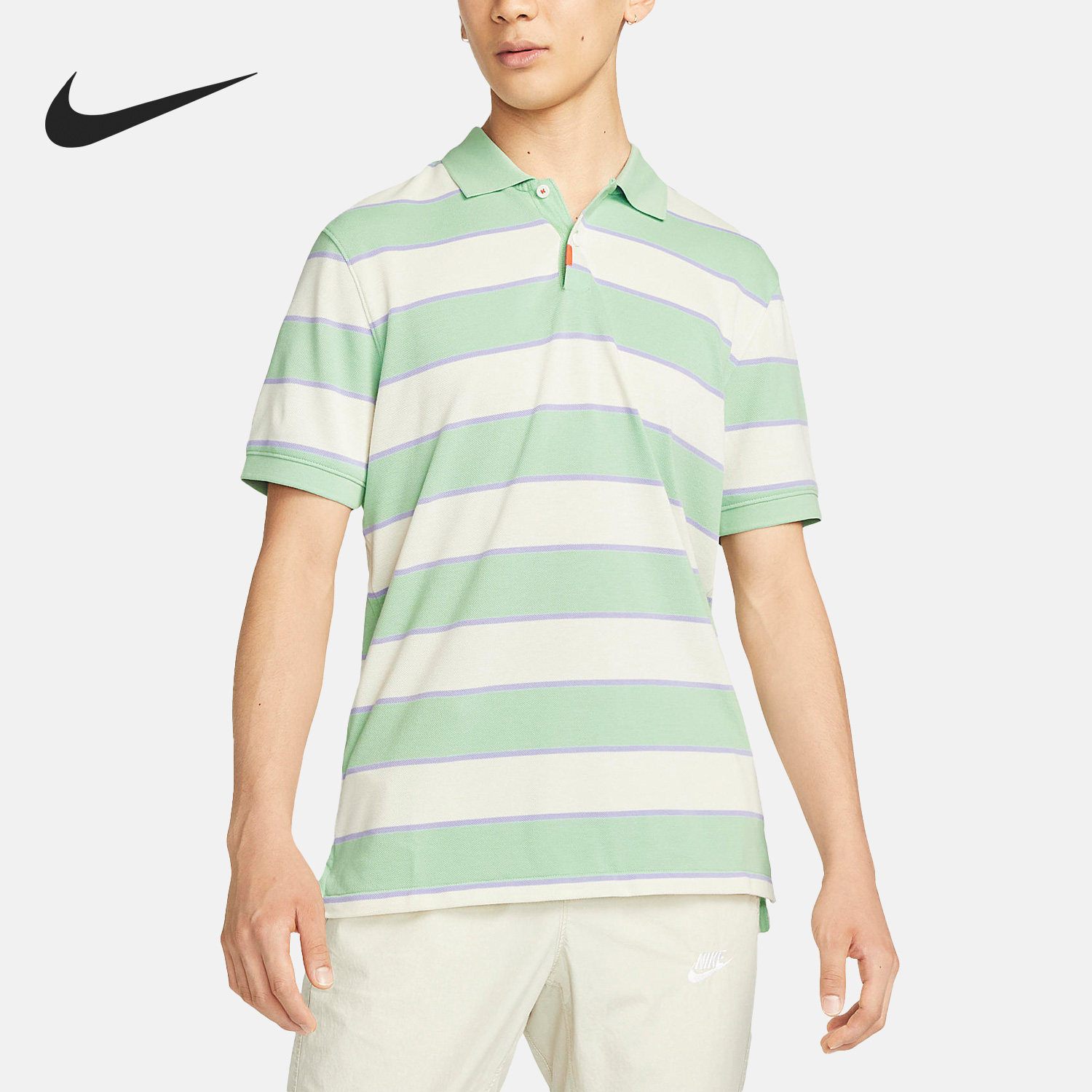 Nike/耐克正品新款男子休闲时尚条纹短袖POLO衫DH0901-308,运动服/休闲服装,运动POLO衫,淘宝优惠券,粉丝福利购,淘宝优惠卷