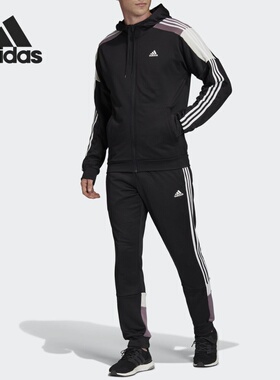 Adidas/阿迪达斯正品新款男子休闲运动外套长裤套装 FL3631