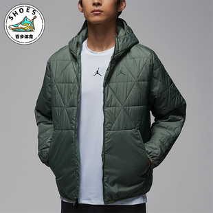 休闲运动连帽保暖梭织棉服FZ3163 JORDAN男士 351 耐克正品 Nike